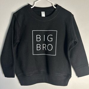 Big Bro Toddler Sweatshirt 🧡
